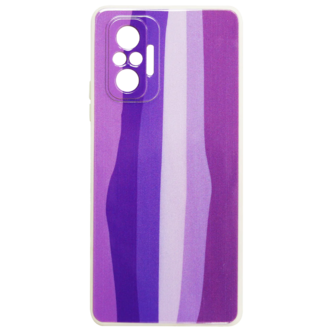 قاب سیلیکونی محافظ لنز رنگین کمانی مدل R12 مناسب برای گوشی های Redmi Note 10 Pro