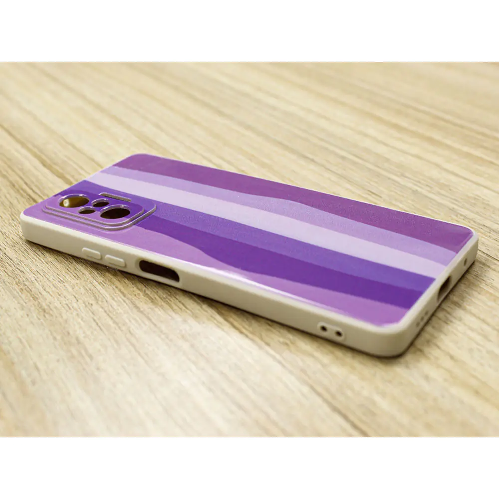 Cover Silicon Lens Protective Rainbow Pattern R12 For Xiaomi Redmi Note 10 Pro