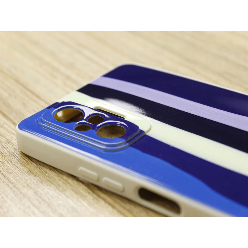 Cover Silicon Lens Protective Rainbow Pattern R15 For Xiaomi Redmi Note 10 Pro