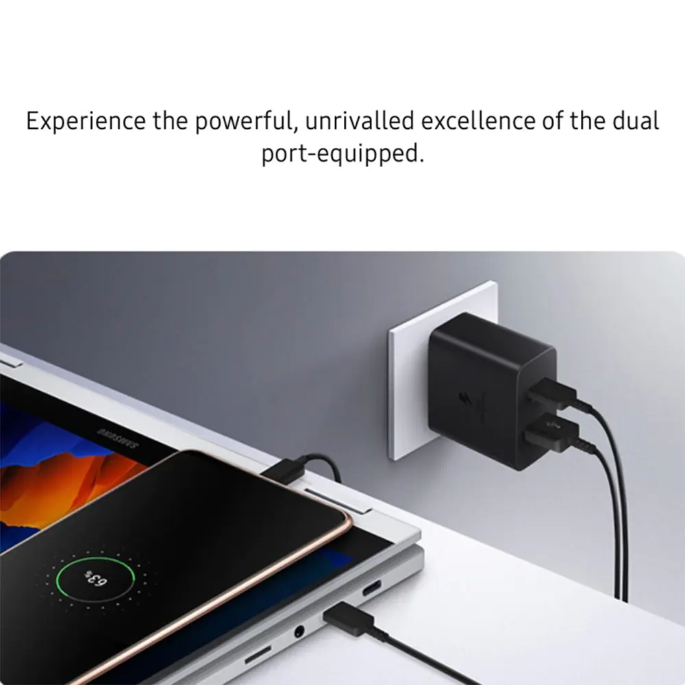 Samsung 35W Power Adapter Dual Ports TA220