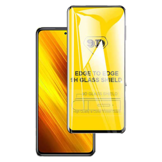 محافظ صفحه نمایش تمام صفحه 9D شیائومی Poco X3 / X3 Pro محافظ صفحه نمایش تمام صفحه 9D شیائومی Poco X3 / X3 Pro