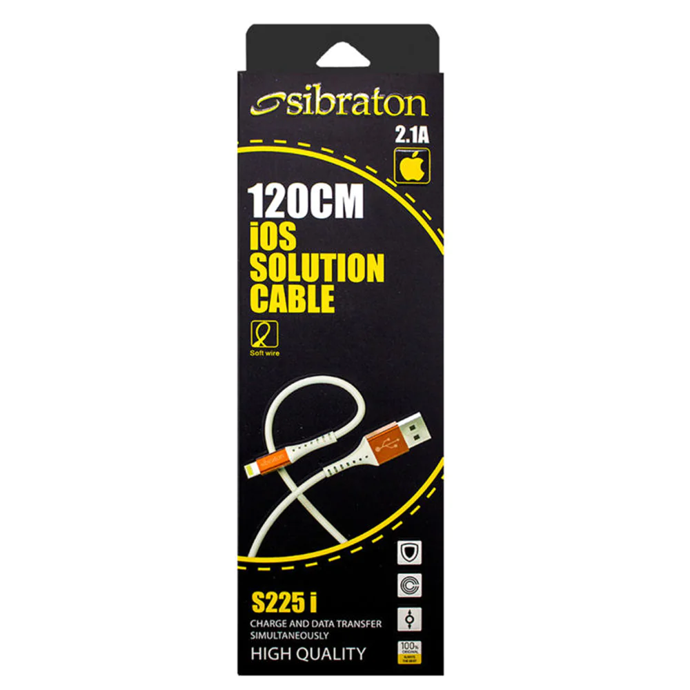  Sibraton USB To Lightning Cable 1.2M