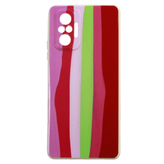 قاب سیلیکونی محافظ لنز رنگین کمانی مدل R18 مناسب برای گوشی های Redmi Note 10 Pro / Pro Max قاب سیلیکونی محافظ لنز رنگین کمانی مدل R18 مناسب برای گوشی های Redmi Note 10 Pro / Pro Max