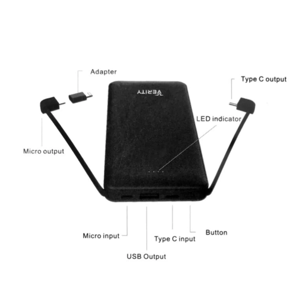 Verity V-PP-128 10000mAh Power Bank