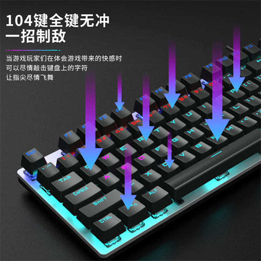 AULA Mountion T400 Gameing Keyboard and Mouse