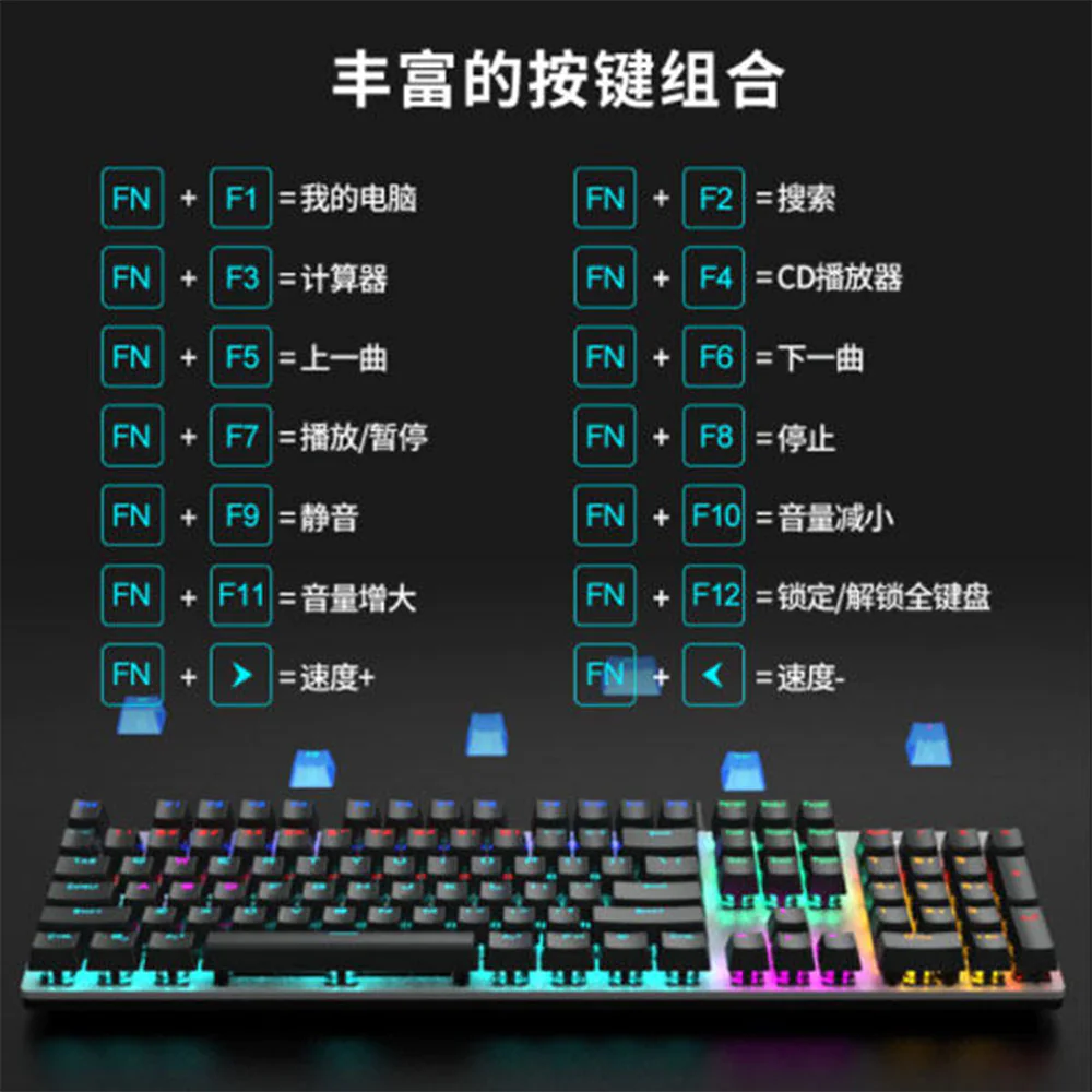 AULA Mountion T400 Gameing Keyboard and Mouse