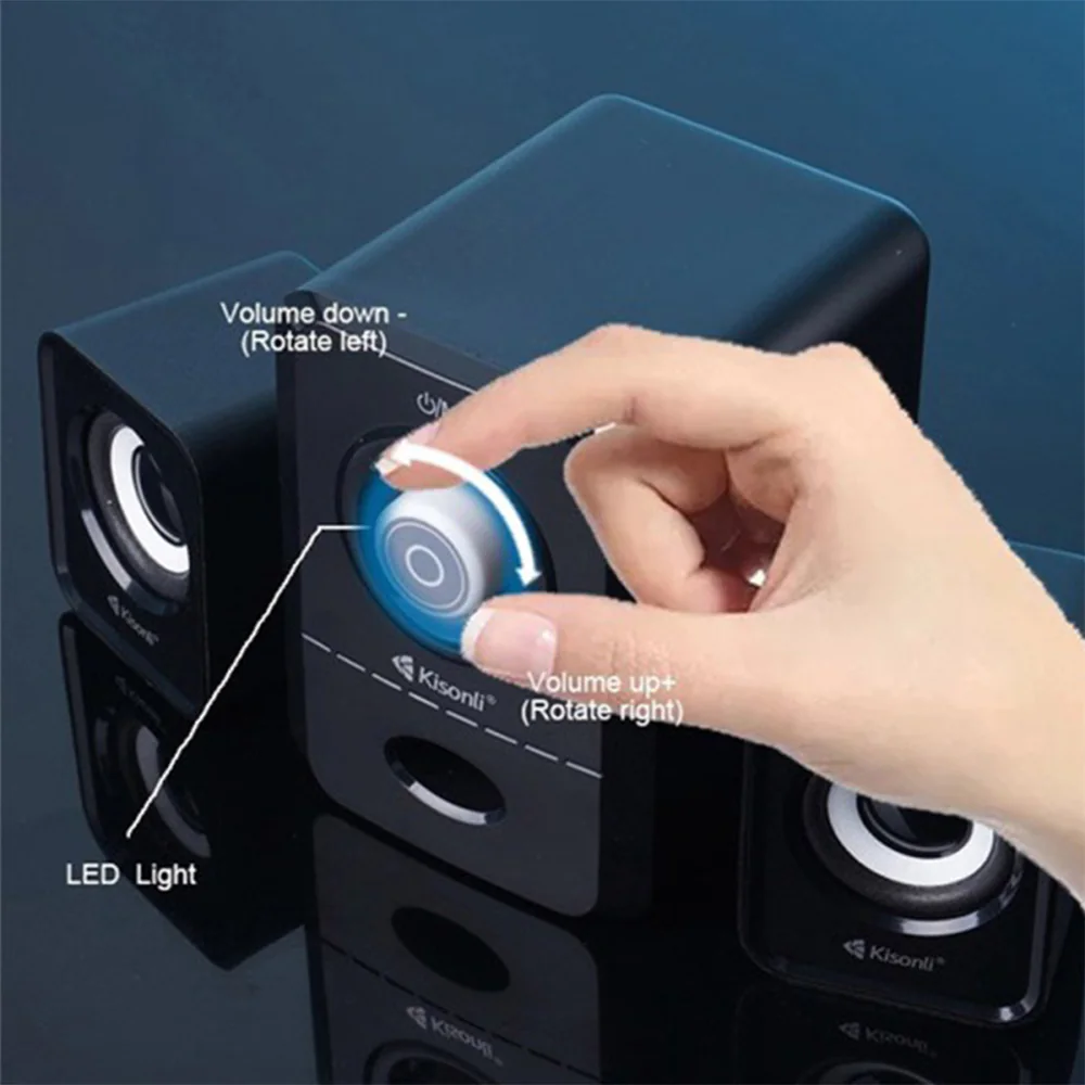  Kisonli U-2900 Desktop Wired Speaker