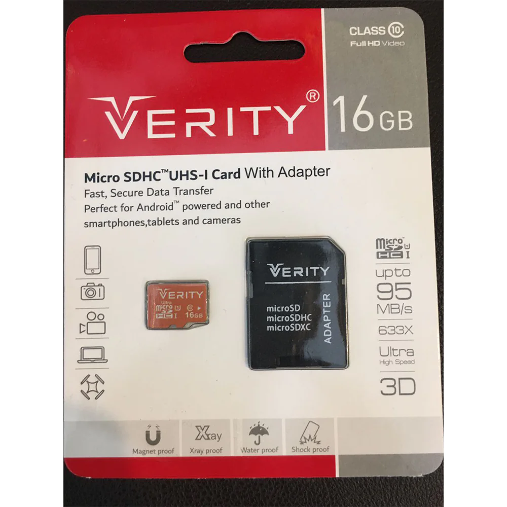 Verity micro sdhc 16GB