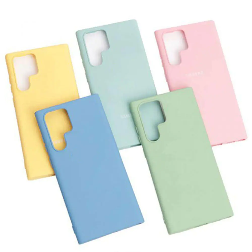 Silicone Cover Camera Protective For Galaxy S22 Ultra