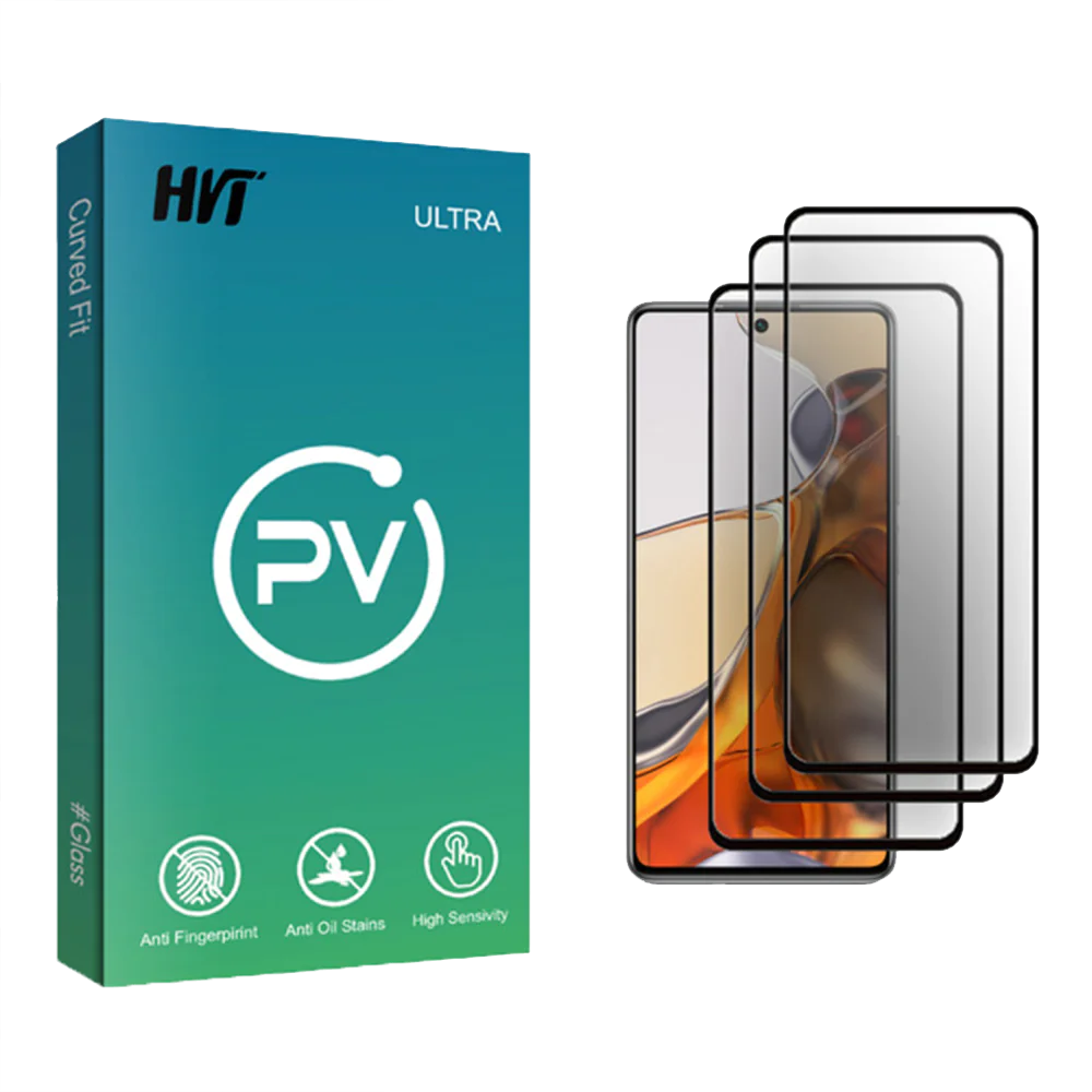 HVT PV Glass Ceramics Screen Protector For Xiaomi 11T Pro 5G 2107113SG Pack Of 3