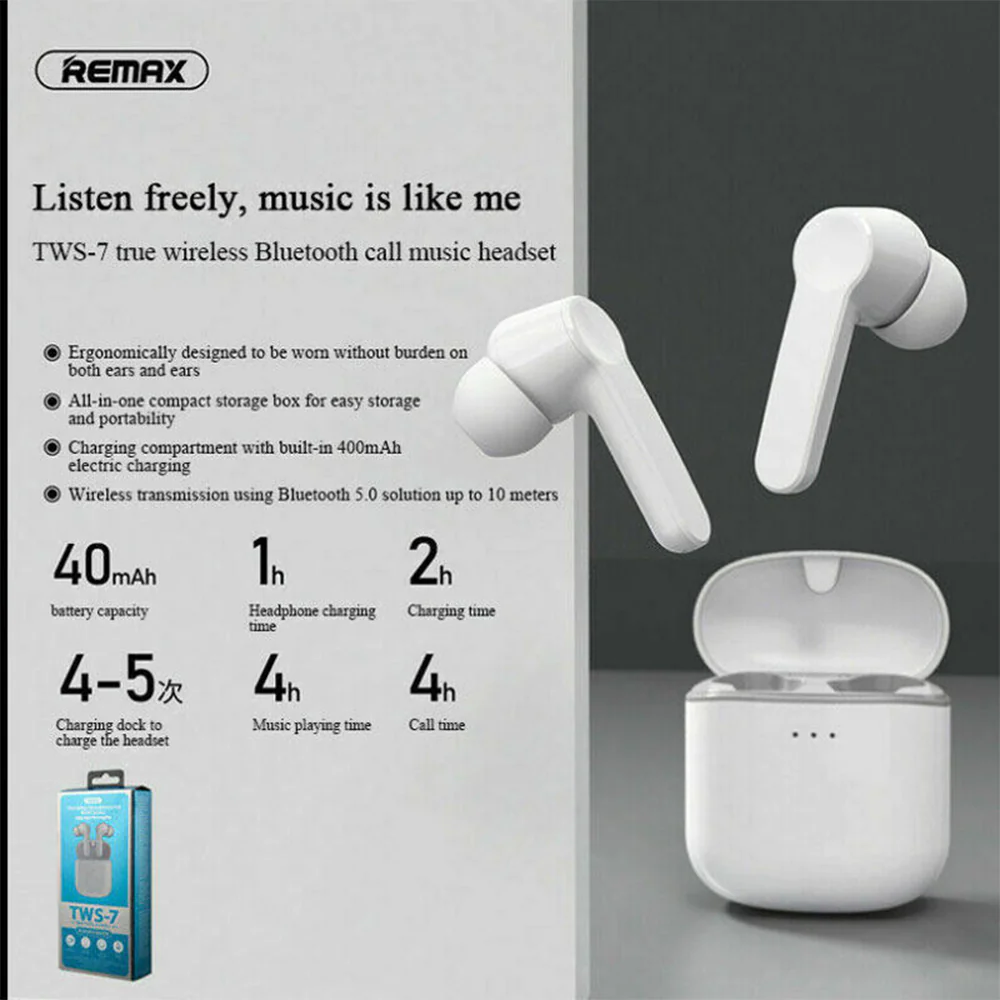 Remax TWS-7 Wirless |Headphone