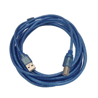 کابل USB پرینتر پرووان مدل شیشه ای طول 5 متر کابل USB پرینتر پرووان مدل شیشه ای طول 5 متر