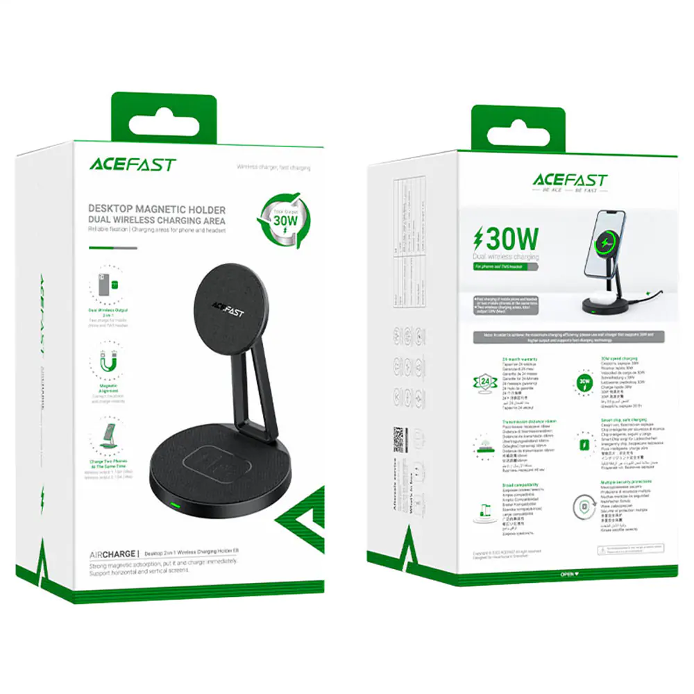 ACEFAST E8 two-in-one Wireless Charging Holder