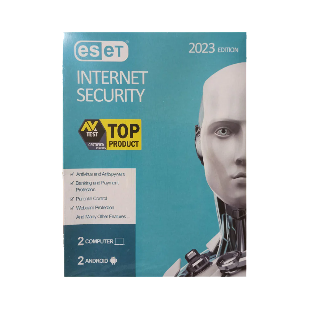 ESET Internet Security 2023 Antivirus 2 User 1 Year