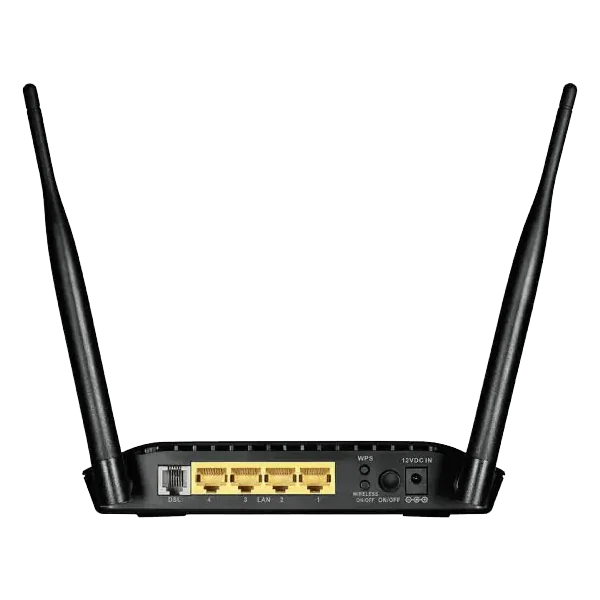 D-Link DSL-2750U ADSL2 Plus Wireless N300 Modem Router