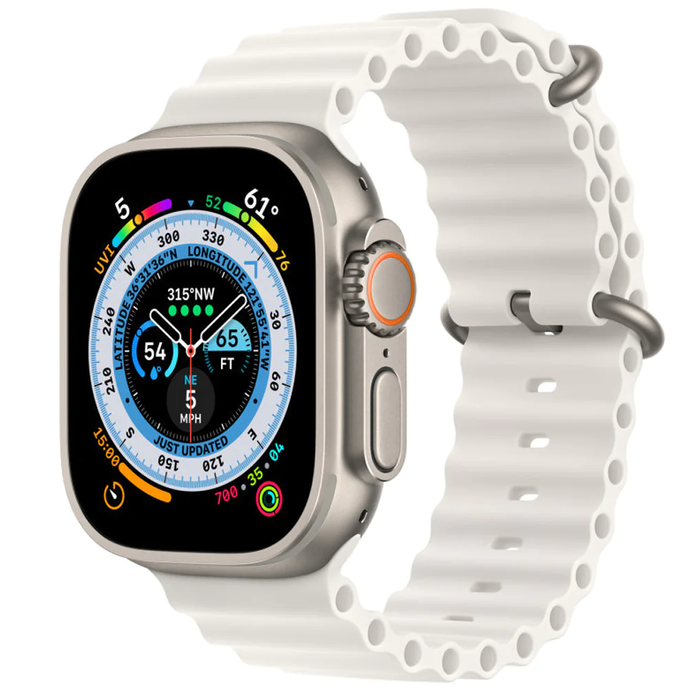 Apple Watch ULTRA 49mm Titanium case Ocean Band 
