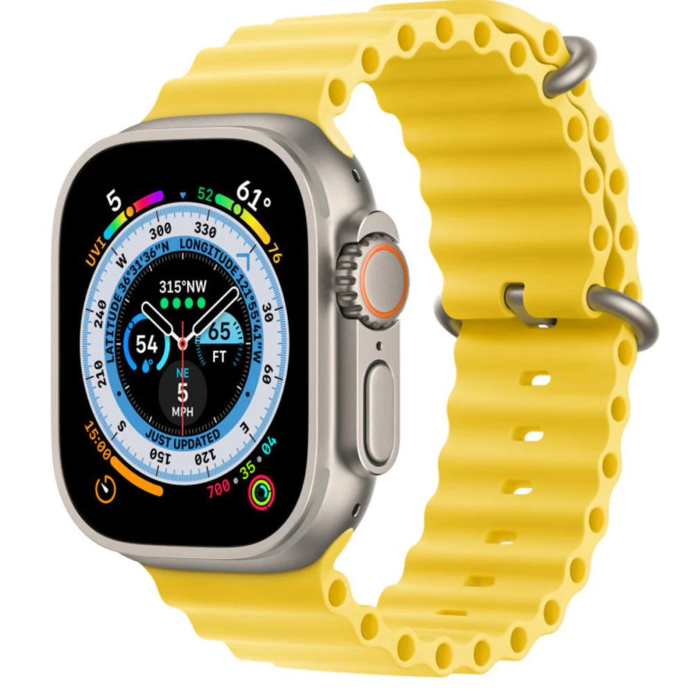 Apple Watch ULTRA 49mm Titanium case Ocean Band 