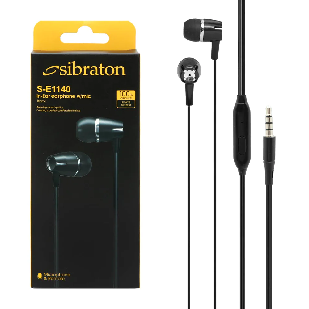 Handsfree Jack 3.5mm Sibraton S-E1140