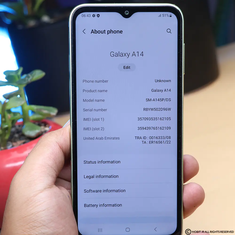 Samsung Galaxy A14 SM-A145P Dual SIM 128GB And 6GB RAM Mobile Phone