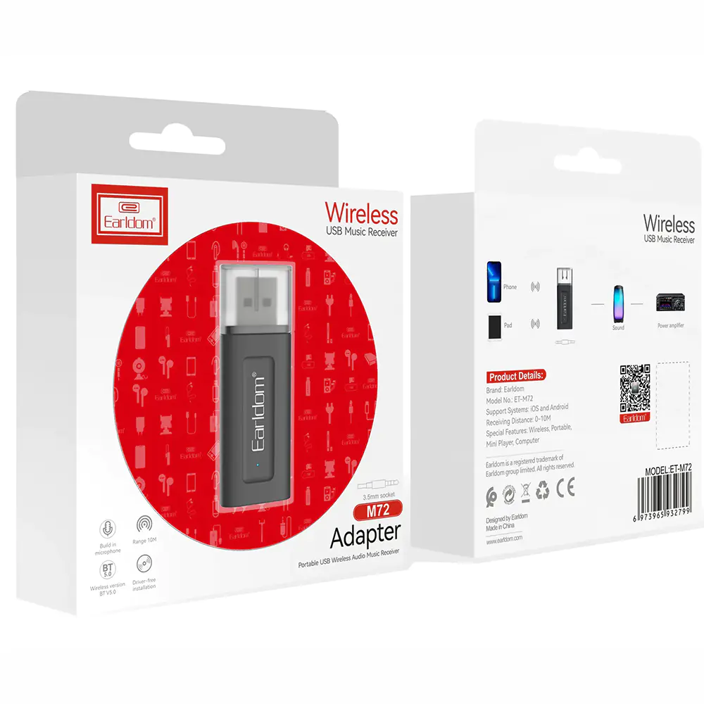 Earldom Wireless Audio Receiver  ET-M72