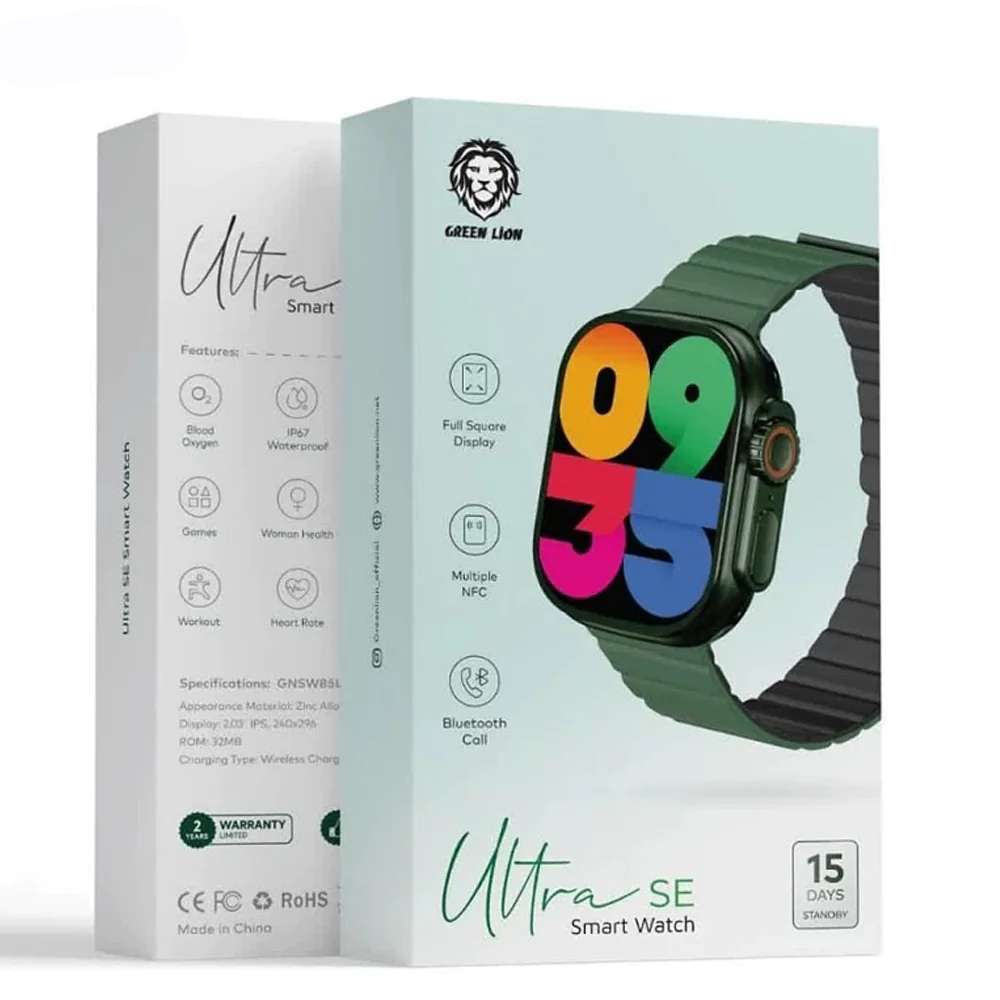 Green lion Ultra SE smartwatch