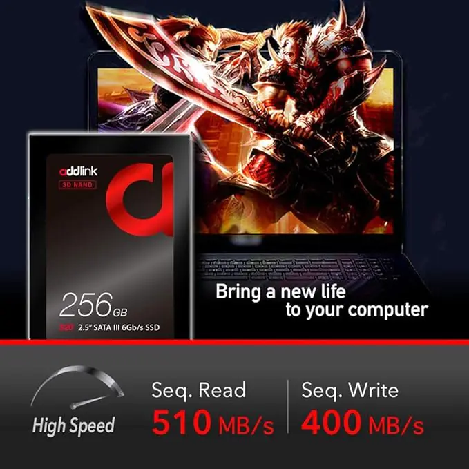 addlink S20 256GB SATA III 2.5 inch SSD