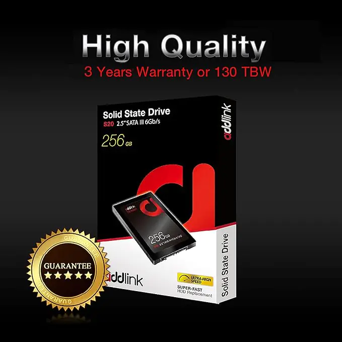 addlink S20 256GB SATA III 2.5 inch SSD
