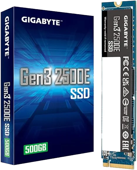 Gigabyte Gen3 2500E 2280 NVMe 500GB M.2 SSD