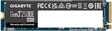 Gigabyte Gen3 2500E 2280 NVMe 500GB M.2 SSD
