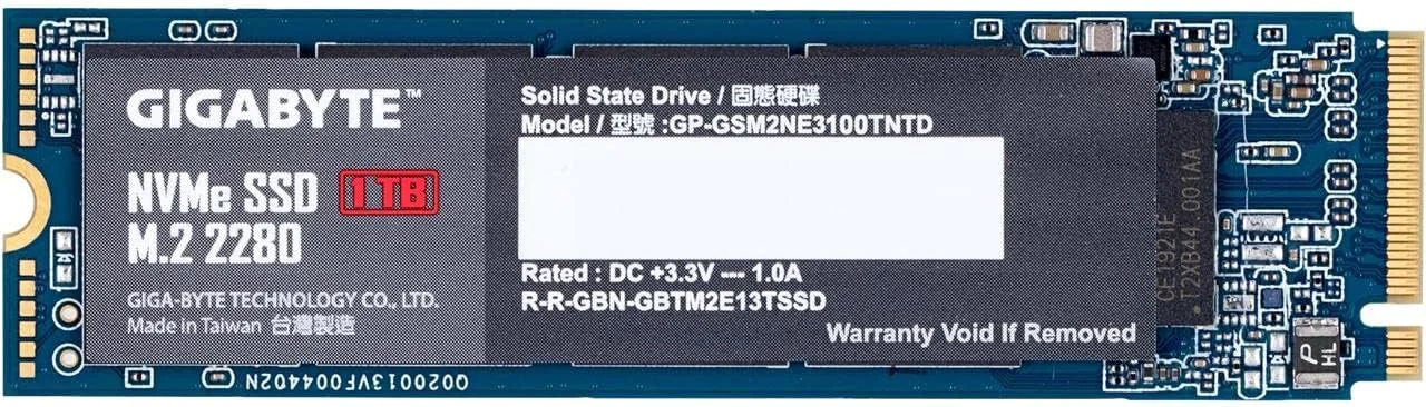 GIGABYTE 2280 Internal SSD Drive - 1TB