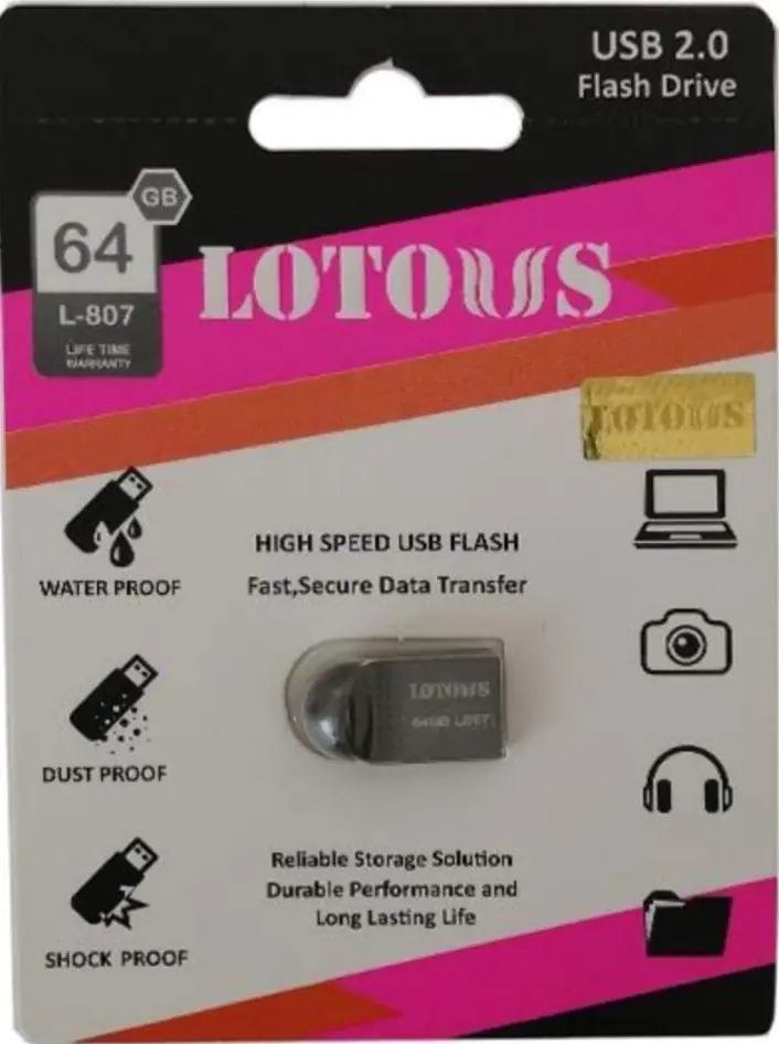Lotus flash memory model ll-807, capacity 64 GB