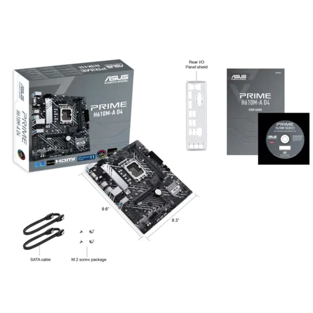 ASUS PRIME H610M-A D4 Motherboard