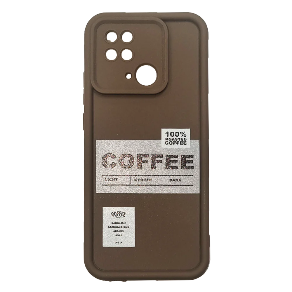 Cover Coffee model TPU Suitable For Redmi 10C