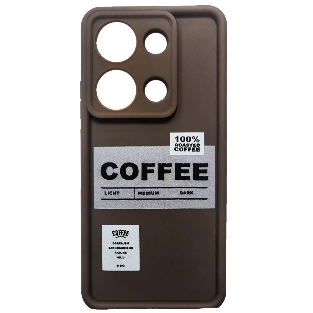 Cover Coffee model TPU Suitable For Note 13 Pro