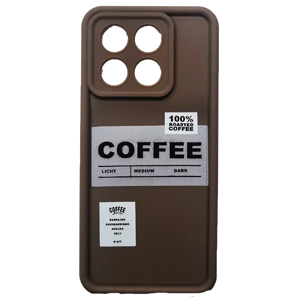 Cover Coffee model TPU Suitable For Poco X6 Pro
