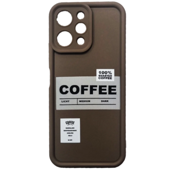 کاور فشن کیس مدل TPU Coffee محافظ لنز دار مناسب برای گوشی Redmi 12