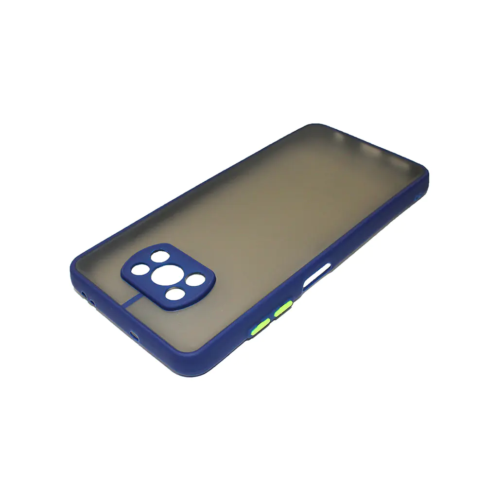 Xiaomi POCO X3 back cover guard blue