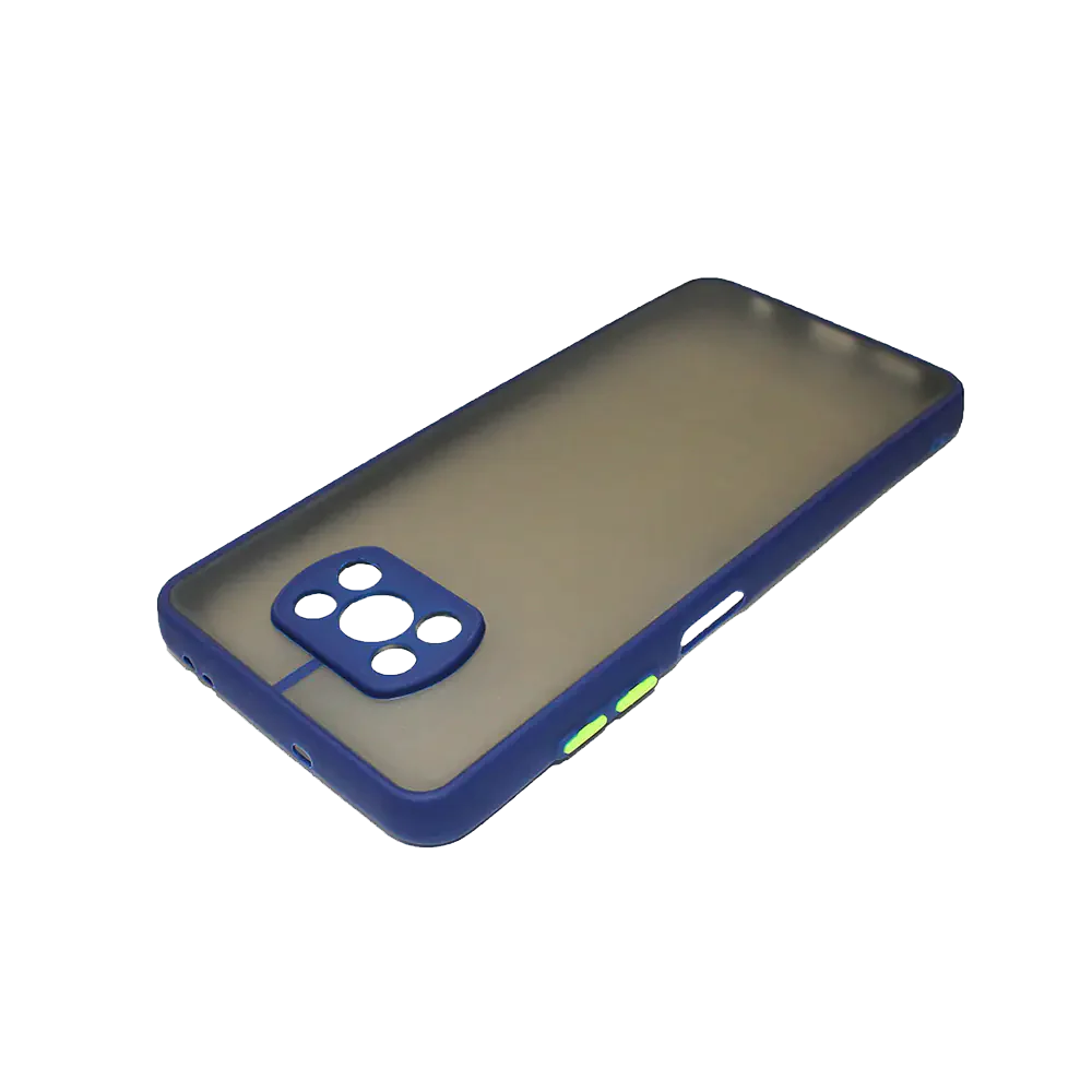 Xiaomi POCO X3 back cover guard blue