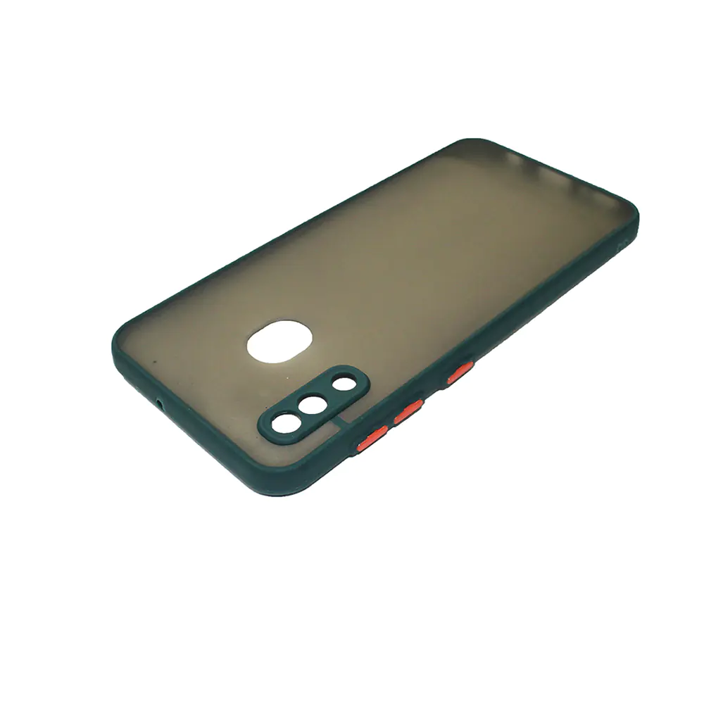 Green Samsung Galaxy A20 back cover guard