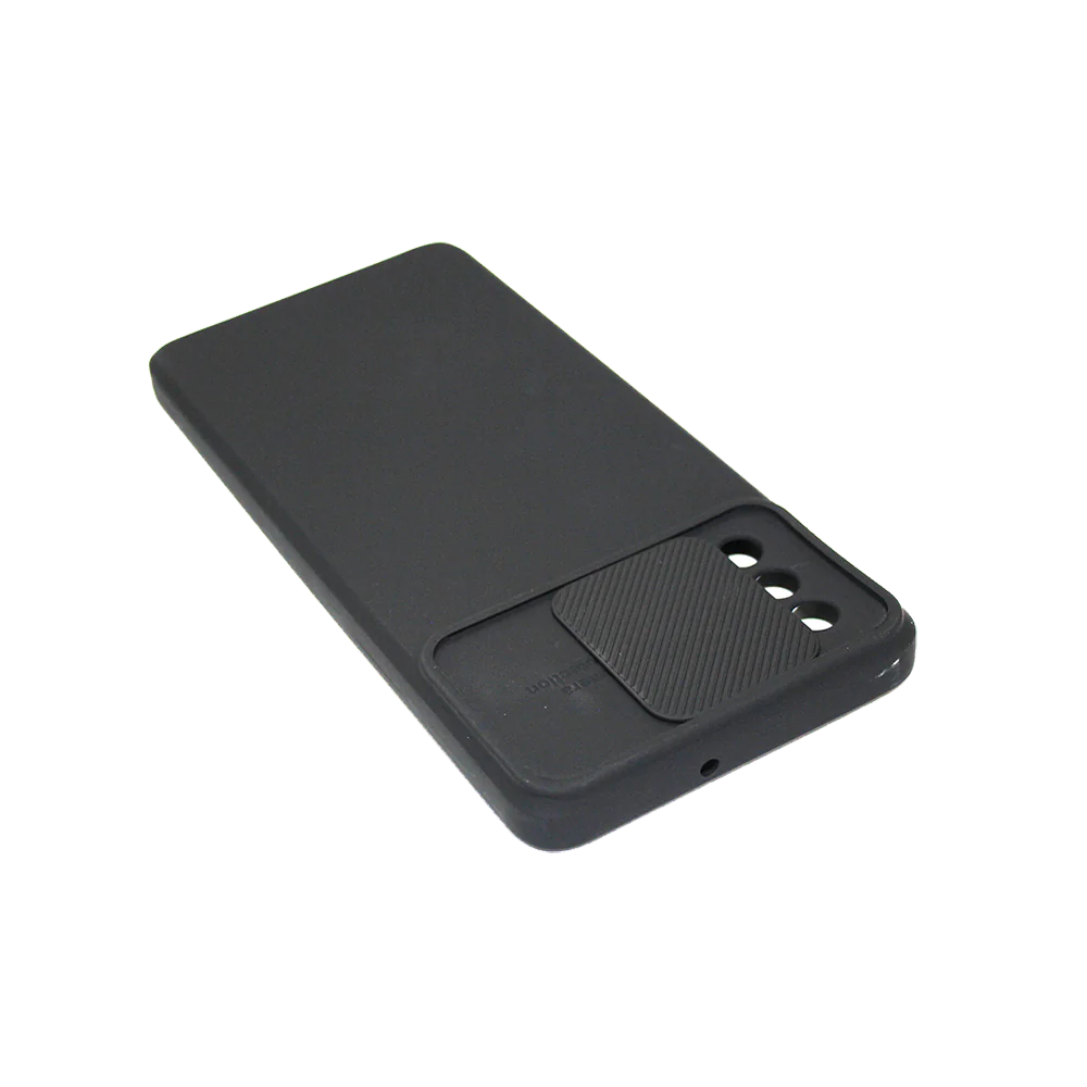 Black Samsung Galaxy A71 back cover guard
