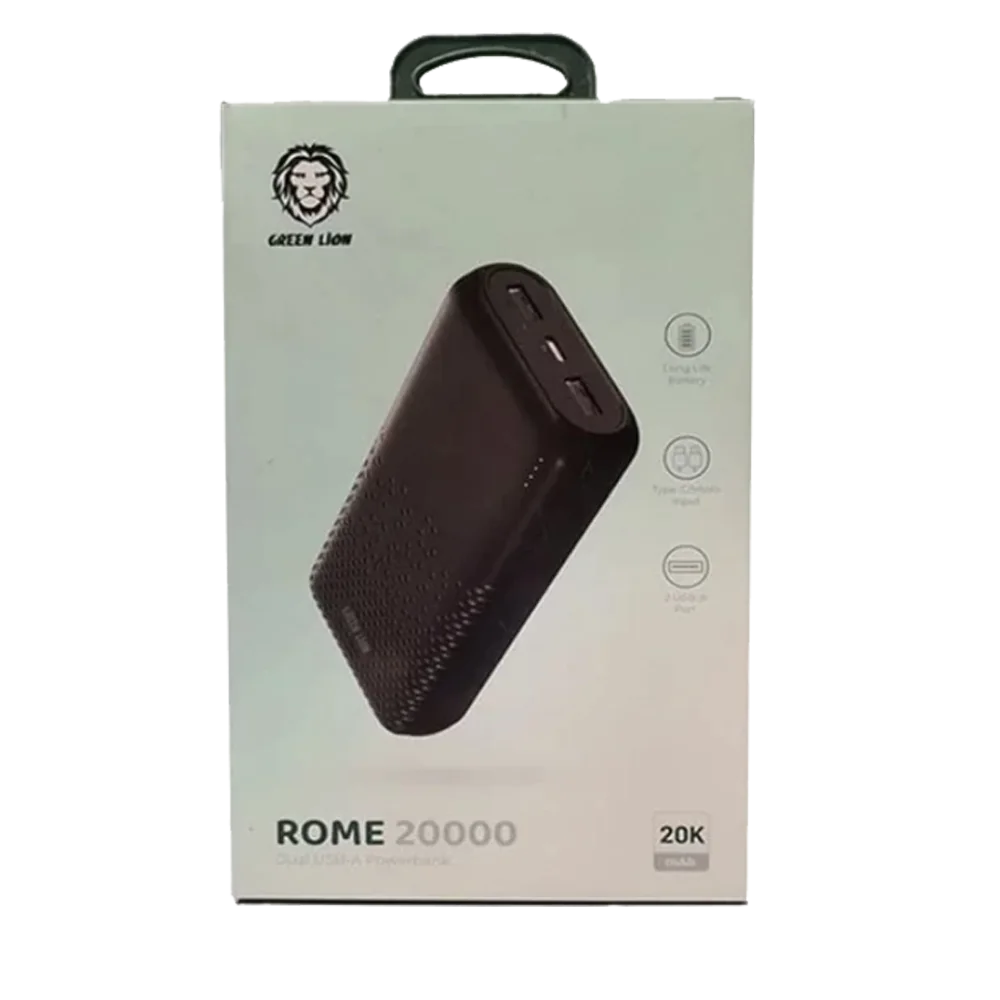 Green Lion Rome Ultra Slim 20000 mAh Power Bank