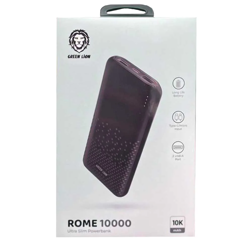 Green Lion Rome Ultra Slim 10000 mAh Power Bank