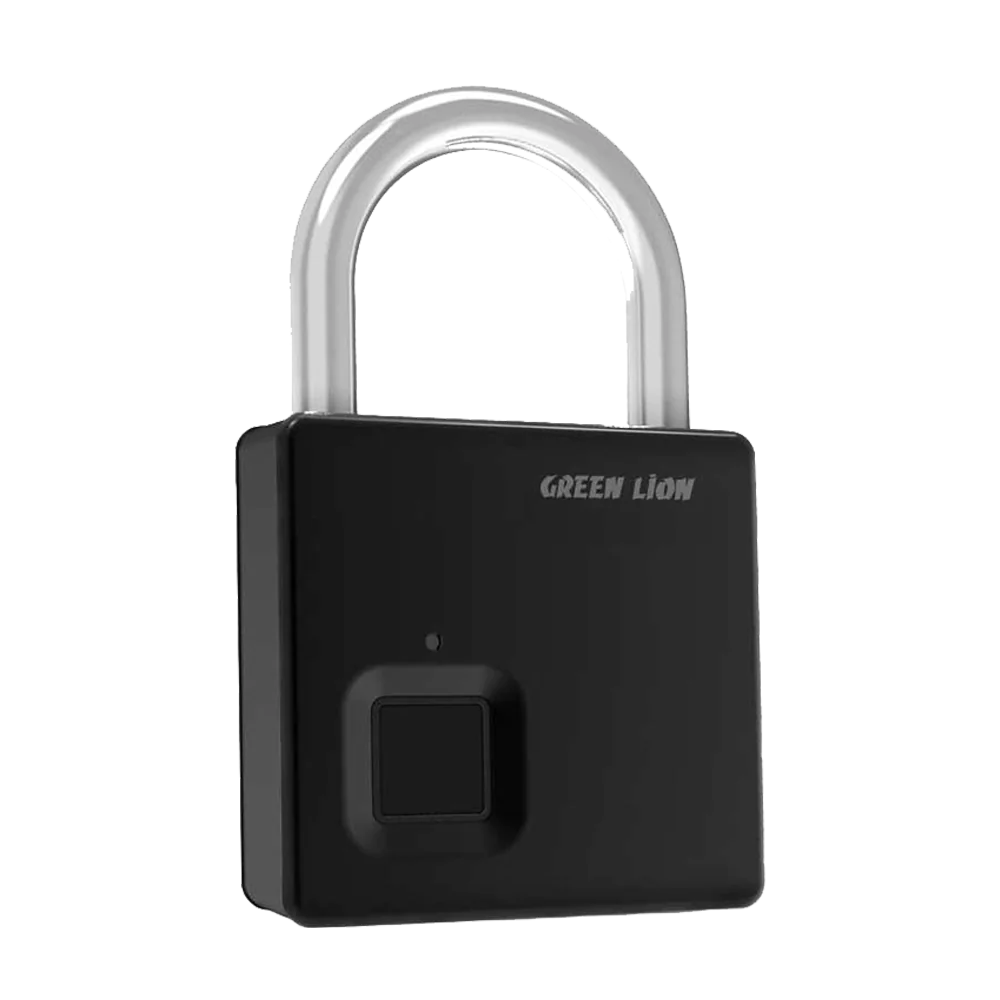 Green Lion Fingerprint Padlock