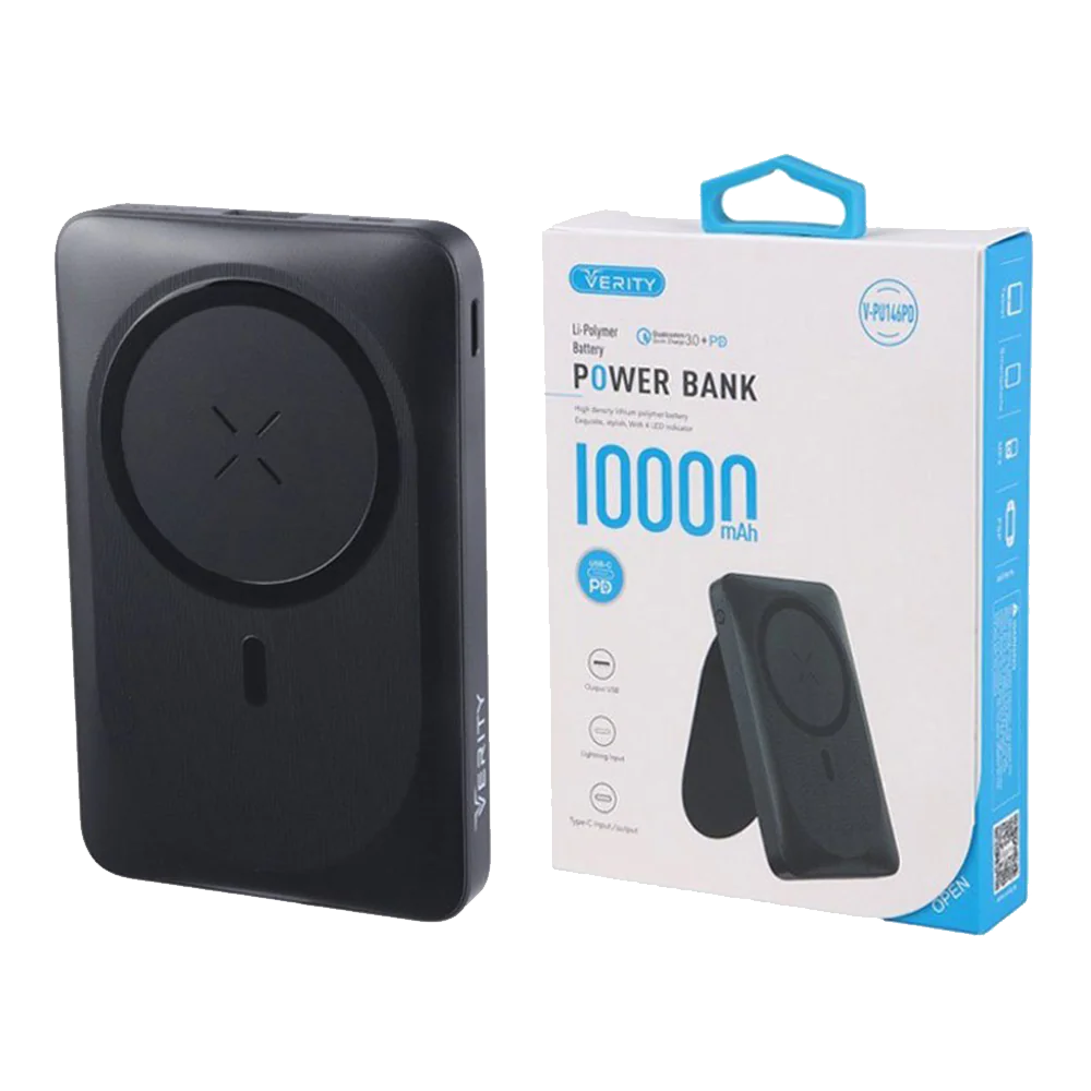 VERITY V-PU146PD QC3.0 PD 22.5W 10000MAH POWER BANK
