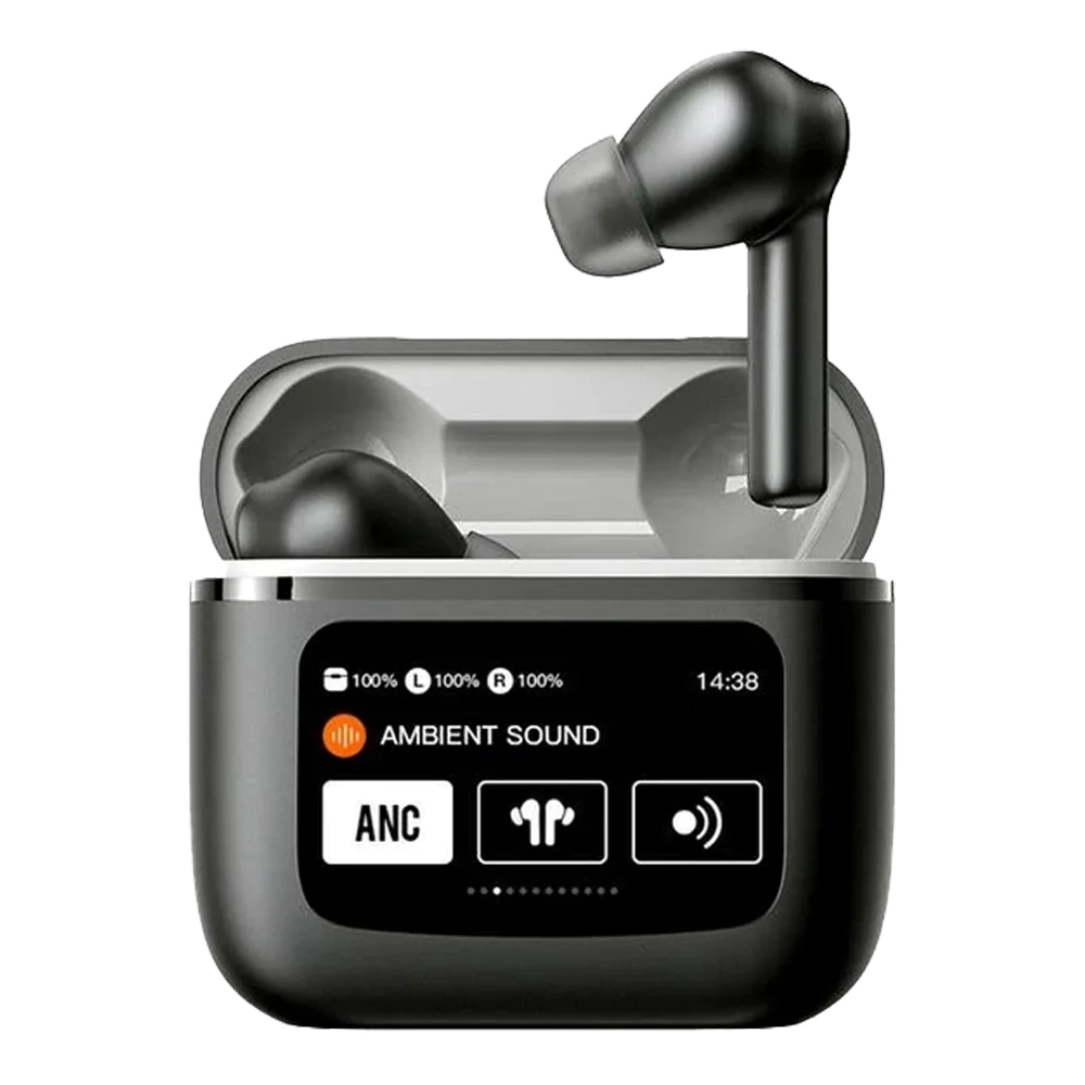 Green Lion TouchWave ANC LCD Touch Screen Earbuds