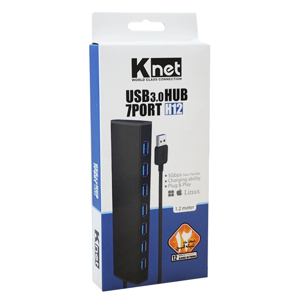 Knet K-HUAMH127 7port USB 3.0 HUB