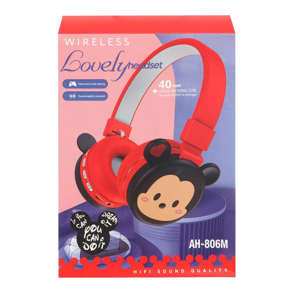  mickey Mouse AH-806M Wireless Headset