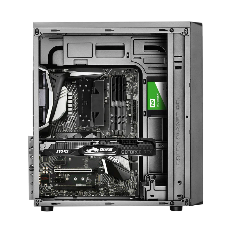 Green AVA Plus Computer Case