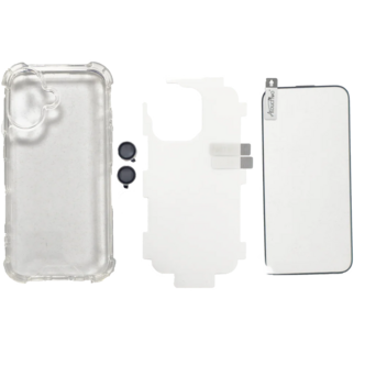 کاور آیفون Iphone 16 برند ATB مدل SILVER PACK + (پک کامل محافظ)