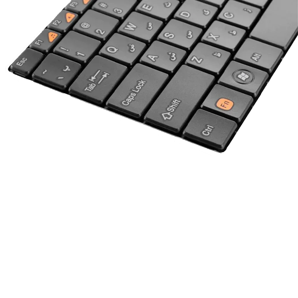 Green GK-102W Wireless Keyboard With Persian Letters
